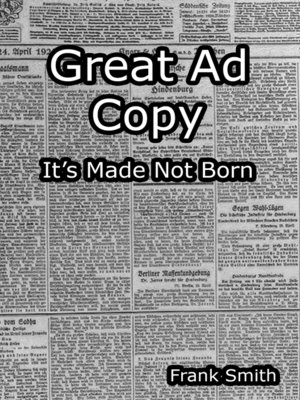 cover image of Great Ad Copy